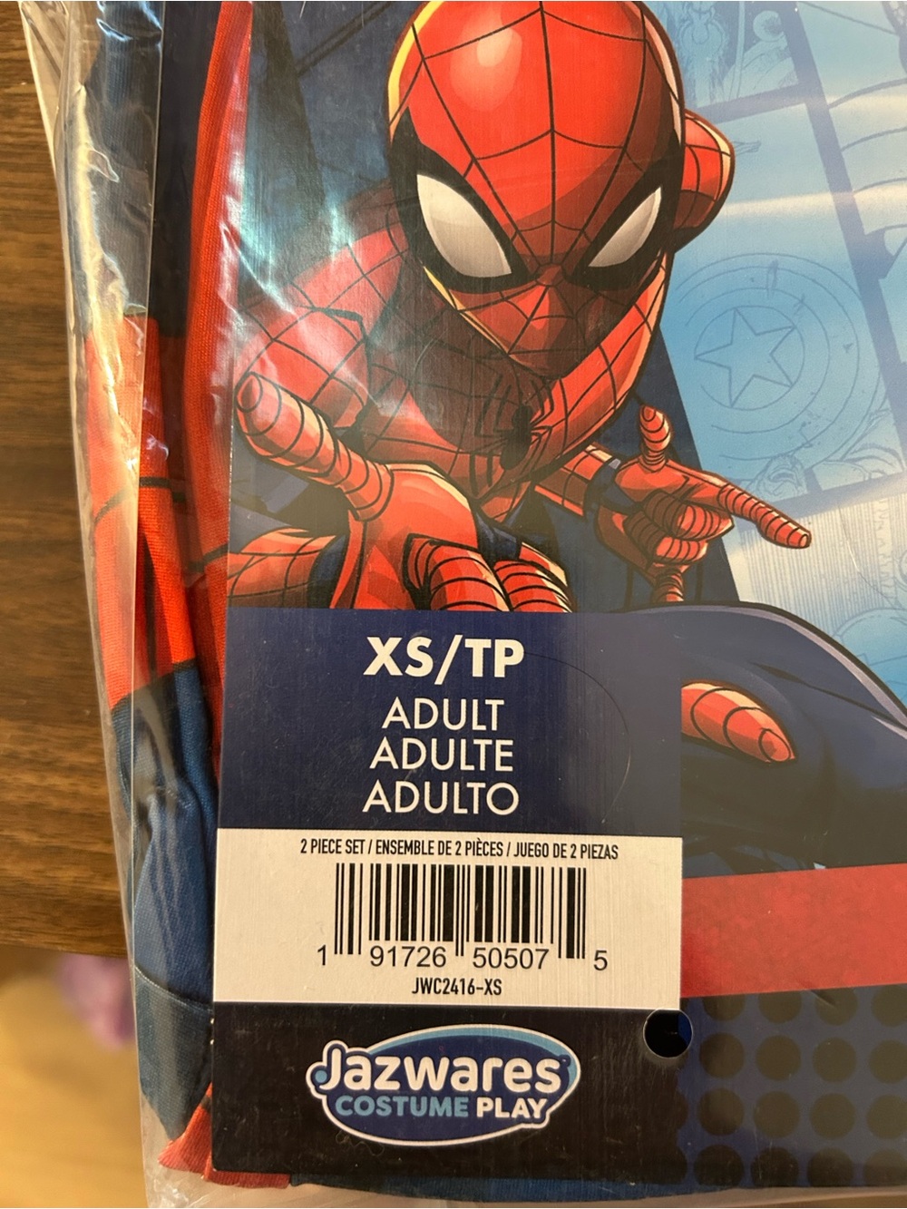 New! MARVEL Spider-Man Adult Spandex Zentai Costume Mask XS Halloween - Picture 4 of 6